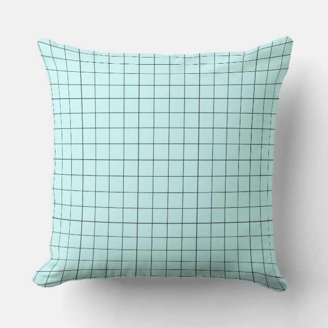 Almofada Design Modern Lignes Tartan Pastel Colors Travesse (Frente)