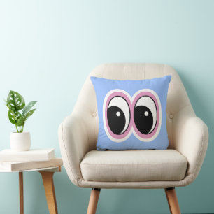 Almofada Design Olhos Azuis 16x16