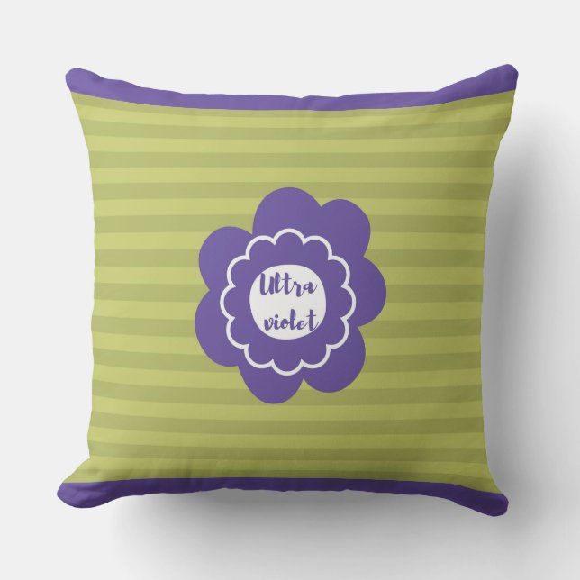 Almofada Design pantone 2018 ultravioleta (Frente)