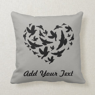 Almofada Design personalizado da pomba coxim feito sob