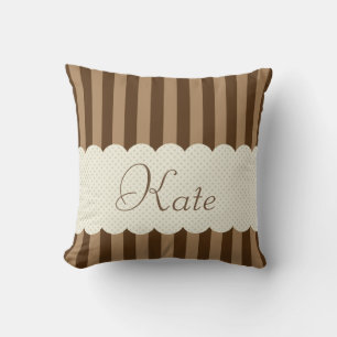 Almofada Design personalizado das bolinhas das listras do