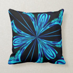Almofada Design preto e azul impressionante do cometa