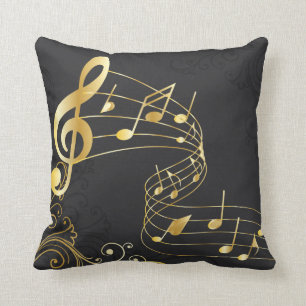 Almofada Design real da nota musical