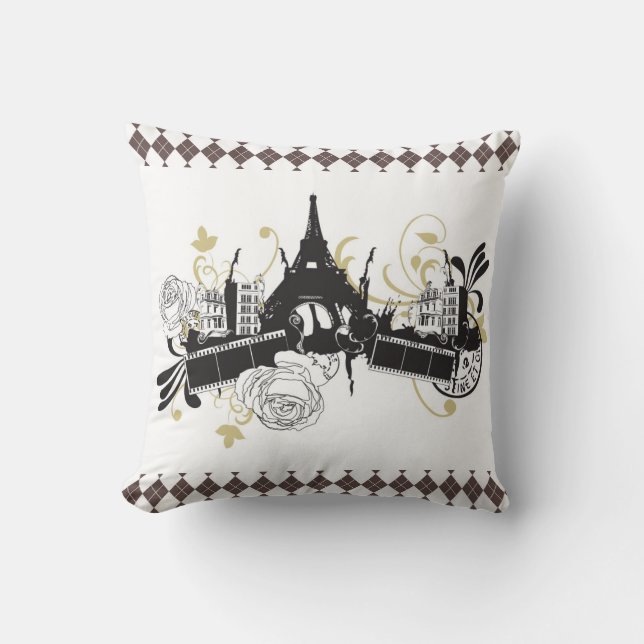 Almofada Design Reversível de Paris Diamond (Frente)