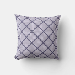 Almofada Design roxo do teste padrão da lavanda à moda