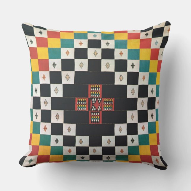 Almofada Design têxtil africano (Frente)