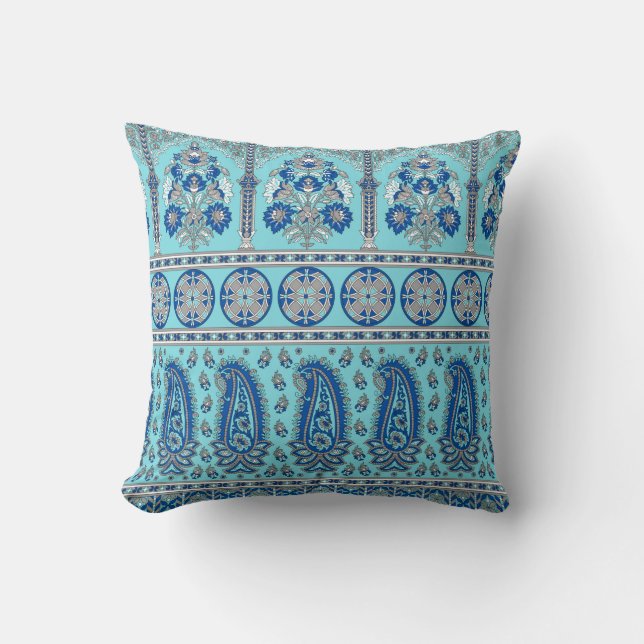 Almofada Design tradicional asiático paisley border (Frente)