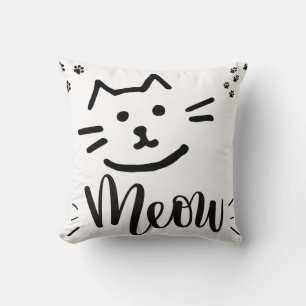 Almofada Design Travesseiro de de Mídia Gato