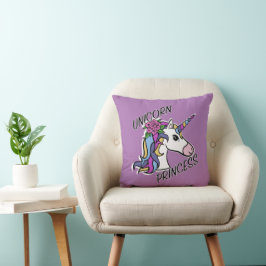 Almofada Design Unicorn Princess - Travesseiro decorativo 1