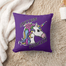Almofada Design Unicorn Princess - Travesseiro decorativo 1