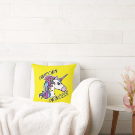 Almofada Design Unicorn Princess - Travesseiro decorativo 1