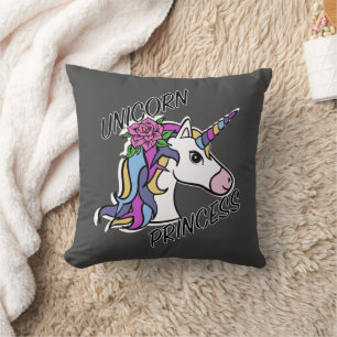 Almofada Design Unicorn Princess - Travesseiro decorativo 1