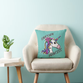 Almofada Design Unicorn Princess - Travesseiro decorativo 1