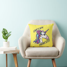 Almofada Design Unicorn Princess - Travesseiro decorativo 1