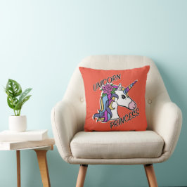 Almofada Design Unicorn Princess - Travesseiro decorativo 1