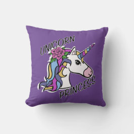 Almofada Design Unicorn Princess - Travesseiro decorativo 1