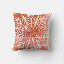 Almofada Design vermelho desbotado