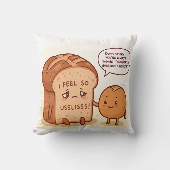 Almofada Desistam-Se! Um sistema de suporte doce (Frente)