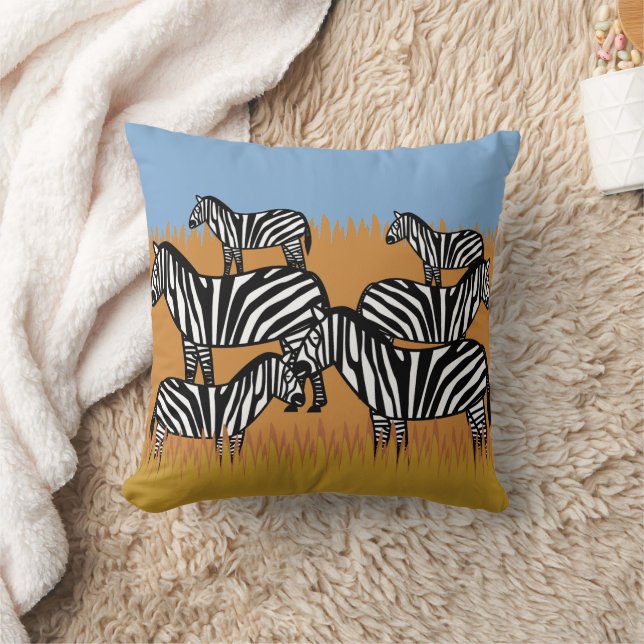 Almofada Deslumbramento de Zebras (Cobertor)