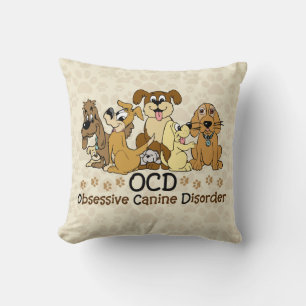 Almofada Desordem canina obsessiva de OCD