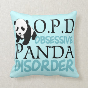 Almofada Desordem obsessiva da panda