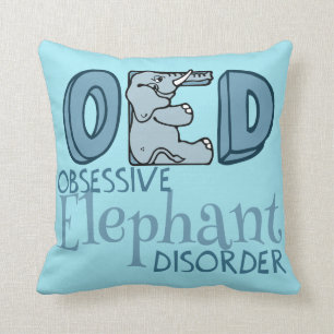 Almofada Desordem obsessiva do elefante