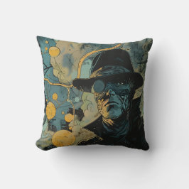 Almofada Detetive da revista em quadrinhos