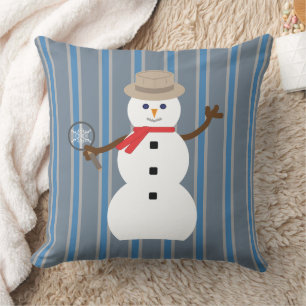 Almofada Detetive Snowman, divertido e Rico