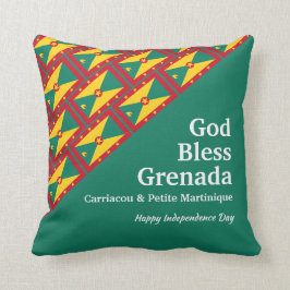 Almofada DEUS ABENÇOE GRENADA Texto Personalizado VERDE