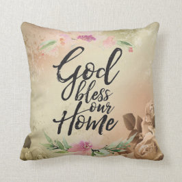 Almofada Deus abençoe nossa casa