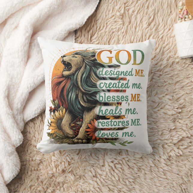 Almofada Deus Me Projetou... (Cobertor)