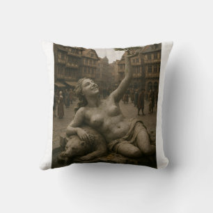 Almofada Deusa da Fonte - Travesseiro decorativo da Fantasi