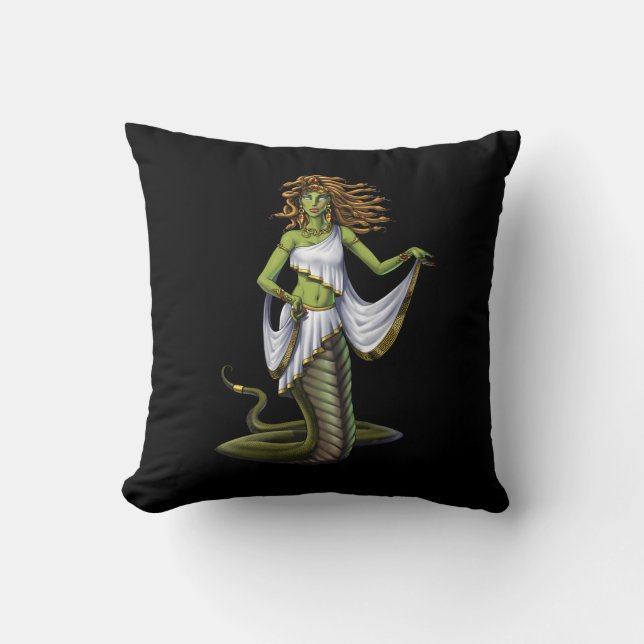 Almofada Deusa de mitologia grega Medusa (Frente)