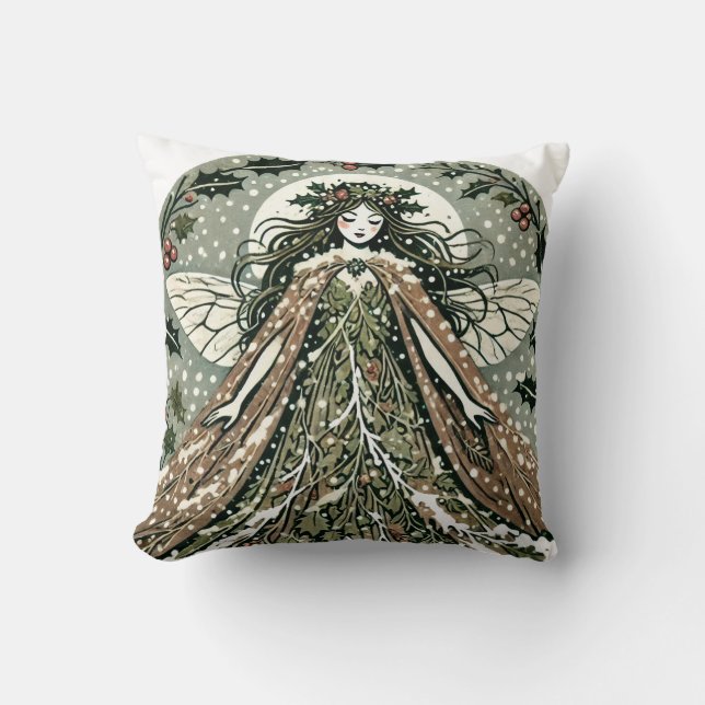 Almofada Deusa do Yule Solstício de Inverno                 (Frente)
