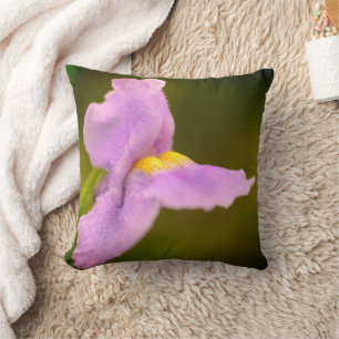 Almofada Dewdroits de flores de orquídeas roxas selvagens