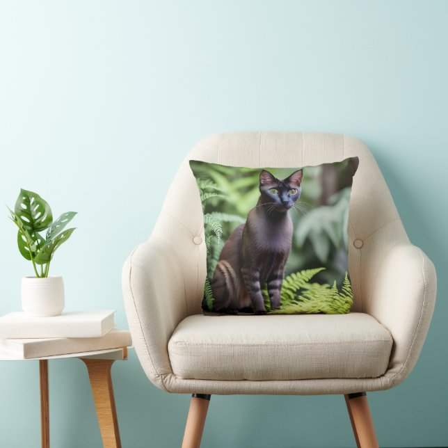 Almofada Dexter O Gato Siamês Negro, Cushion (Cadeira)