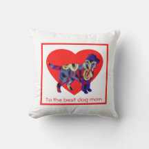 Dia da Mãe do Cachorro Vermelho do Cachorro Espanh