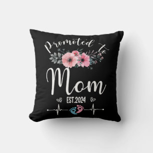 Almofada Dia das Mães Engraçado com Florais 2024