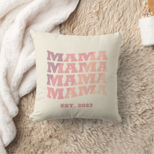 Almofada Dia das mães engraçado personalizado estabelecido