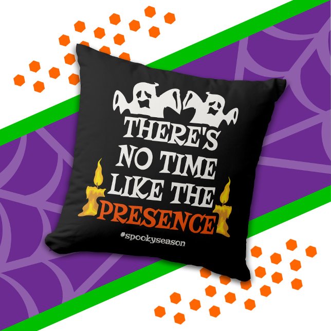 Almofada Dia de as Bruxas engraçado de Espírito Assustador  (Criador carregado)