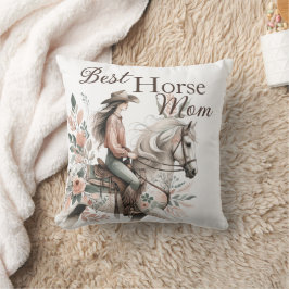 Almofada Dia de as mães da mãe do cavalo