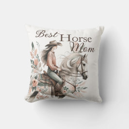 Almofada Dia de as mães da mãe do cavalo