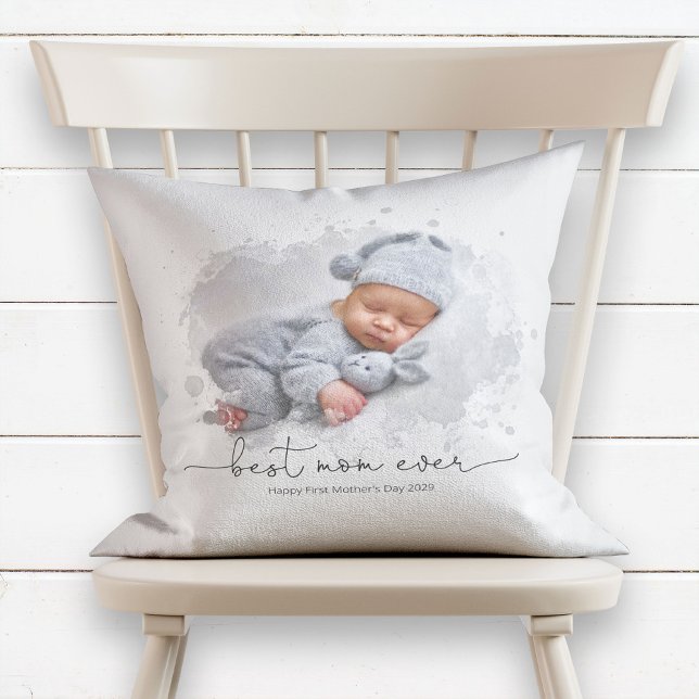 Almofada Dia de as mães de Fotografias da Melhor Mãe Nunca  (Criador carregado)
