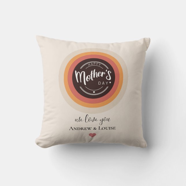 Almofada Dia de as mães Feliz (Frente)