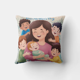 Almofada dia de as mães personalizar Travesseiro decorativo