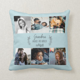 Almofada Dia de as mães vovó Keepsasasaem colagem de fotos