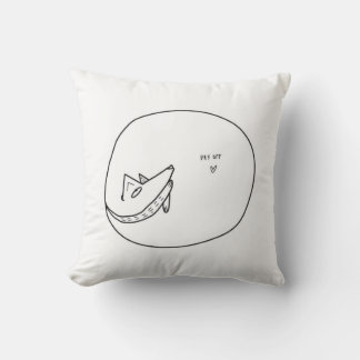 Almofada Dia de folga retro estilo animal animal animal pet