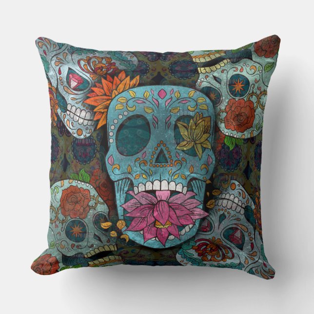 Almofada Dia De Los Muertos (Frente)