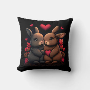 Almofada Dia de os namorados Bunny Bliss, Amor Corações e R