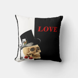 Almofada Dia de os namorados de apostador gótico romântico